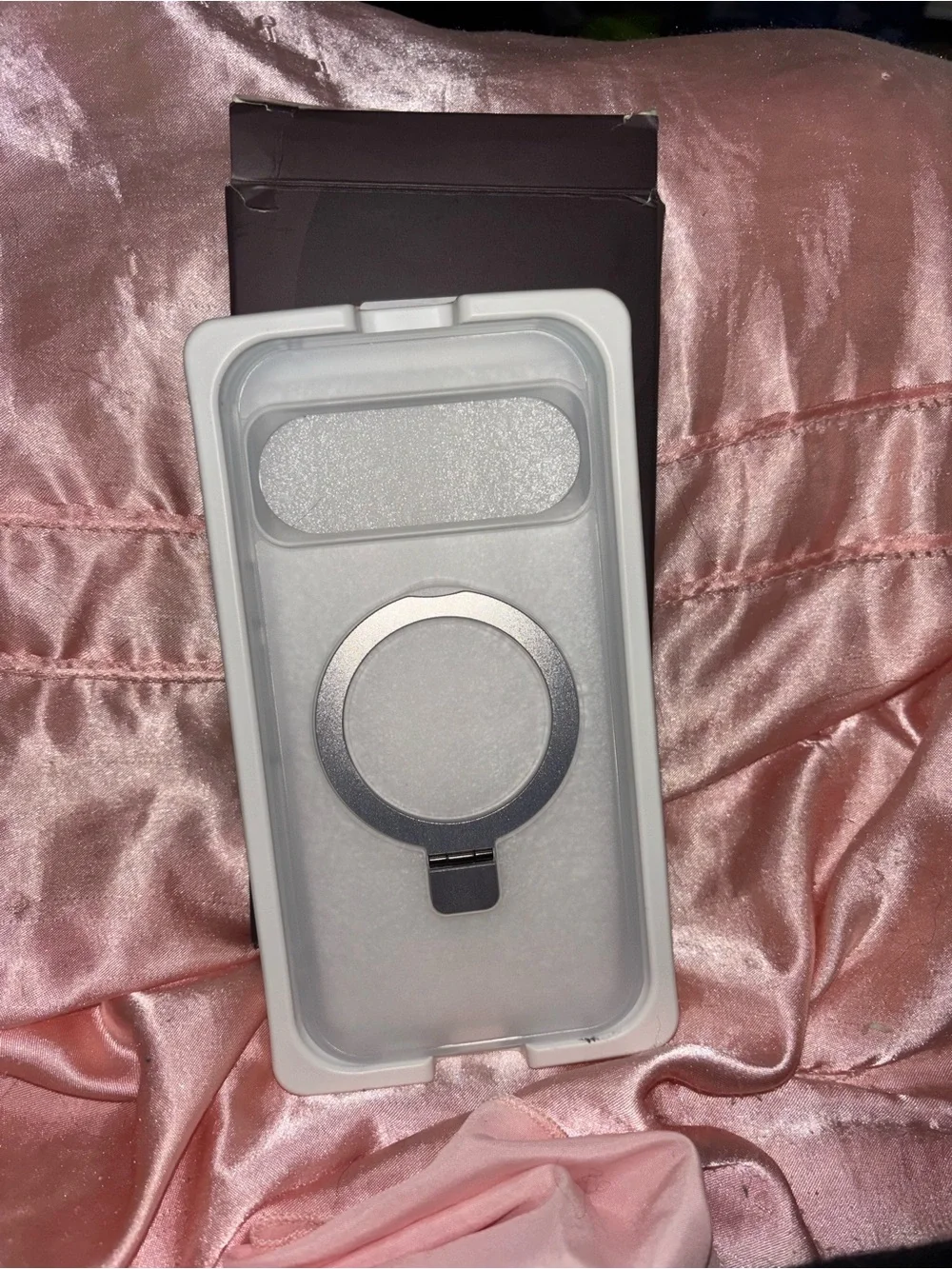 Translucent Case Foldable Magnetic Ring Stand for Google Pixel 9 & Pixel 9 Pro